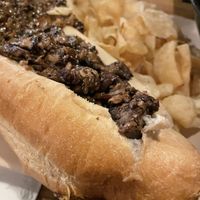 Mushroom cheesesteakk  at 98 Center Moab in Moab