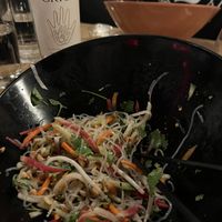 Vietnamese cold noodle bowl; so good I forgot to take a pic when it was served!  at 98 Center Moab in Moab