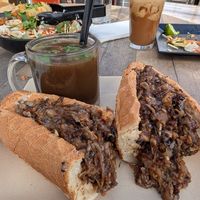 Vegan cheesesteak (5 ⭐) at 98 Center Moab in Moab