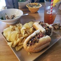 Vegan cheesesteak! at 98 Center Moab in Moab