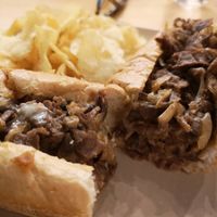 vegan cheesesteak at 98 Center Moab in Moab