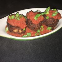 Vegan meatballs  at Rumney Rocks Bistro in Rumney