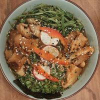 Veg ramen at Espacio Lagom in Arequipa