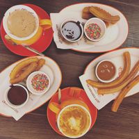 Vegan spread  at San Churro in Bankstown