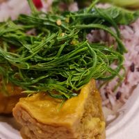 Rice plus 2 dishes - 50 baht at So​ Vegan in Bangkok