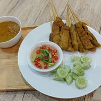 Vegan satay #Veganuary at So​ Vegan in Bangkok