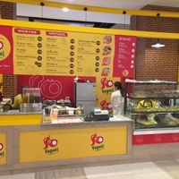 Front of the stall at So​ Vegan in Bangkok