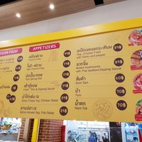 Menu at So​ Vegan in Bangkok