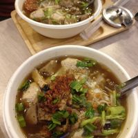 Mushroom soup at So​ Vegan in Bangkok