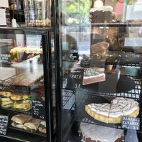 Cakes, cookies, and sandwiches   at Trago in Leipzig