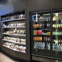 Fridge section at Bellagio - Juice Press in Las Vegas