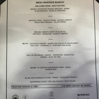 Vegan Tasting Menu (we were there late December 2017) at Dario Gualtieri Bistro in Buenos Aires