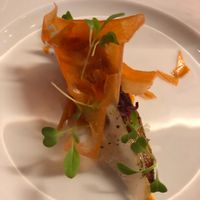 Amazing carrot dish at Dario Gualtieri Bistro in Buenos Aires