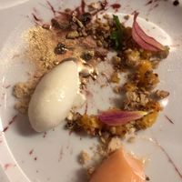 Peaches  at Dario Gualtieri Bistro in Buenos Aires