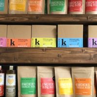 Locally produced vegan rubs and seasonings. Adding flavour to tofu or meat alternatives at Raw in Nottingham