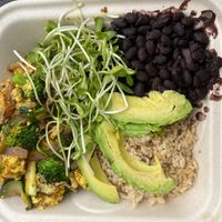 Zen bowl with tofu scramble at The Beet Box Cafe in Kailua