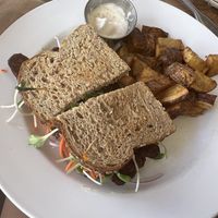 3 little birds w/ home potatoes   at The Beet Box Cafe in Kailua