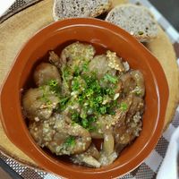 vinagrette eggplant at Pizzeria Artesana in Copecito