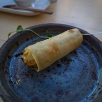 Spring roll at Yuni's Kitchen in Northcote