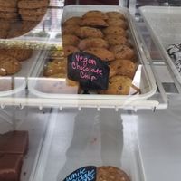 Vegan chocolate chip cookies! at Cookie Tree in Yuba City