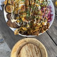 Sharing is caring Platte für 2 at Hummus Küch' in Frankfurt