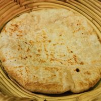 Pitta bread (delicious!) at Hummus Küch' in Frankfurt