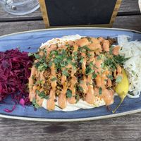 Seitan Schawarma  at Hummus Küch' in Frankfurt