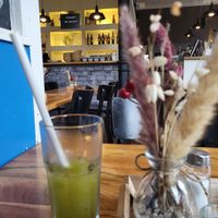 Lemonada (lemonslush) at Hummus Küch' in Frankfurt