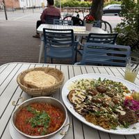   at Hummus Küch' in Frankfurt