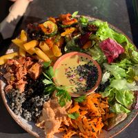 Jackfruit bowl  at Vabiou's in Hamburg