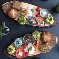 Savory breakfast at Vabiou's in Hamburg