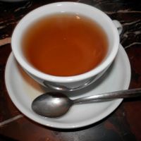 Peppermint tea at Caffe Nero in Ely