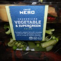 Chargrilled vegetable and supergreen salad at Caffe Nero in Ely