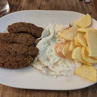 Botifarra vegetariana at La Casa de la Montaña in Jaca