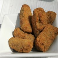 Croquetas at La Casa de la Montaña in Jaca