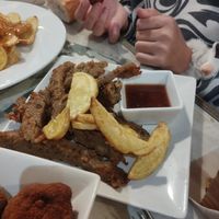 Picoteo no pollo #Veganuary at La Casa de la Montaña in Jaca