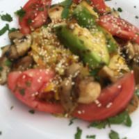 Fried vegetables (bad picture!)  at Avocado in Wolin