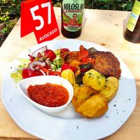 Vegan dish of the day at Avocado in Wolin