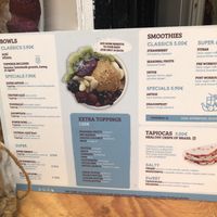 Menu  at FitBar - Gotico in Barcelona