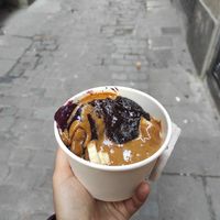Medium size açaí bowl at FitBar - Gotico in Barcelona