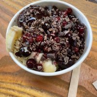 Açai bowl  at FitBar - Gotico in Barcelona