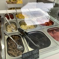 Some toppings at FitBar - Gotico in Barcelona