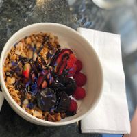 Gluten-Free Granola & Yogurt at Cuppa Cafe in Paris