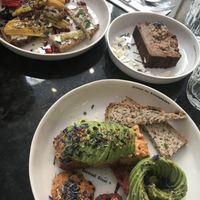 Tartines and banana bread  at Cuppa Cafe in Paris