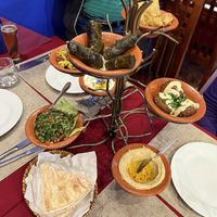 Vegetarian mezza  at Fenícios in Lisbon