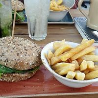 Veganer Burger  at Peter Pane in Braunschweig