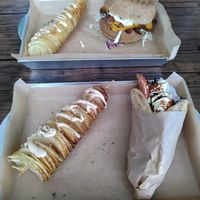 Space gyros at Vegan Beat in Athens