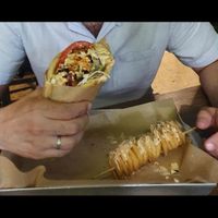 Uno de los platos que hemos pedido. Súper sabroso!!! at Vegan Beat in Athens