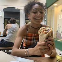 The space gyros at Vegan Beat in Athens