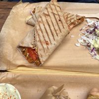 Wrap with vegan mince 😍 at Vegan Beat in Athens